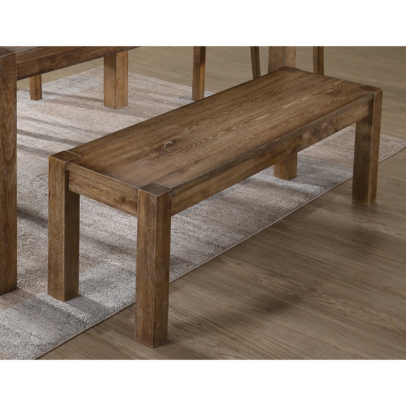 Hostetler 47.5" Wood Dining Bench 
