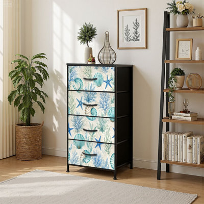 Commode de rangement verticale 4 tiroirs