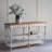 Three-Tiered Wooden Console Table