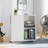 Living Room End Table with Wheels and Drawers Set-1767321799