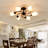 Madhwi Glass Semi Flush Mount