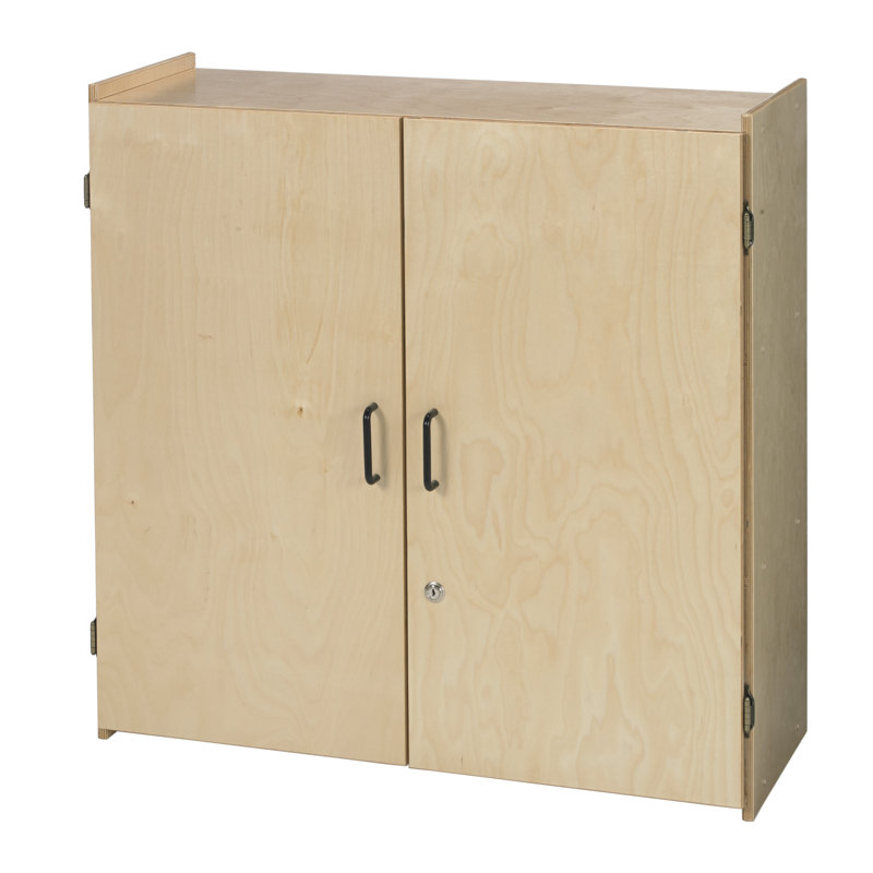 Armoire de classe à 3 compartiments avec portes