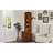 End Table With 3 Drawers, Corner Table With 4 Open Shelves, Tall Side Table For Bedroom And Corner
