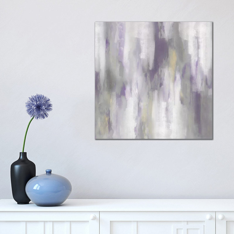Amethyst Perspective IV by Carey Spencer - Wrapped Canvas Painting, 45.72 cm H x 45.72 cm W x 1.91 cm D