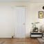 24 po x 80 po Panneau de porte moulé en composite texturé blanc 6 panneaux-121784778