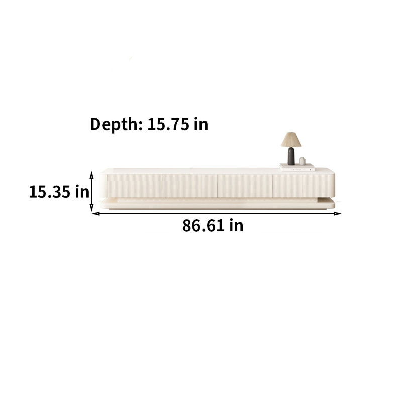 Meuble télé style français français, 86.61"