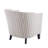 Upholstered Stripe Barrel Chair