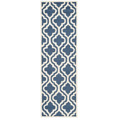 Ruben Navy / Ivory Area Rug