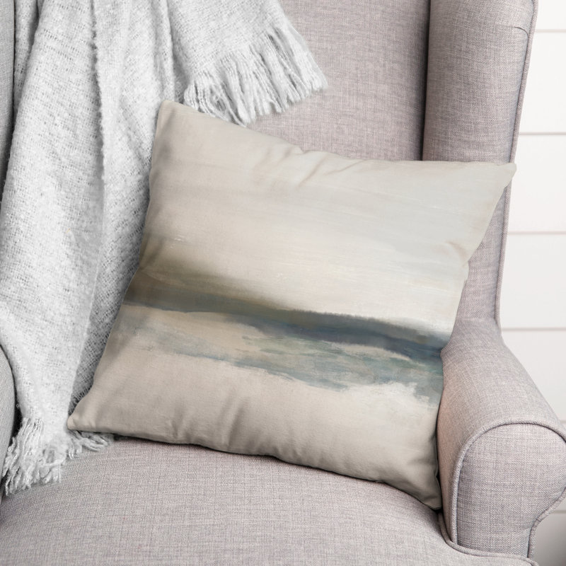 Coussin intérieur / extérieur Cloudy Moody, H 18 po x l 18 po, Carré