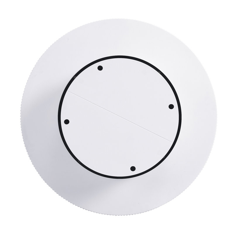 Table basse élégante Elegant Easy, 13.7" H x 31.5" L x 31.5" W, Blanc