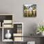  «Victorian Triptych 3» par Erin Dertner, art mural en verre acrylique, 12 po x 12 po