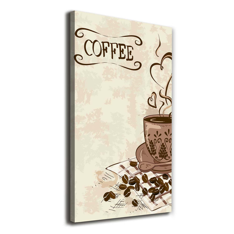 Aromatic Coffee - Wrapped Canvas Print