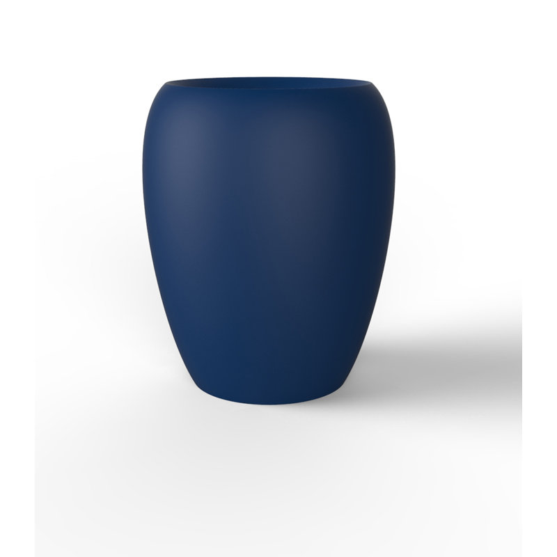 Blow Resin Pot Planter, Ecru, 47.25" H x 39.25" W x 39.25" D