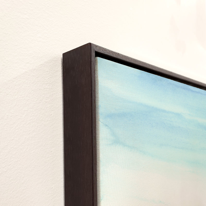 Green Ocean I Print by Giselle Kelly, 61.5" H x 41.5" W x 1.5" D, Image Brush Gel