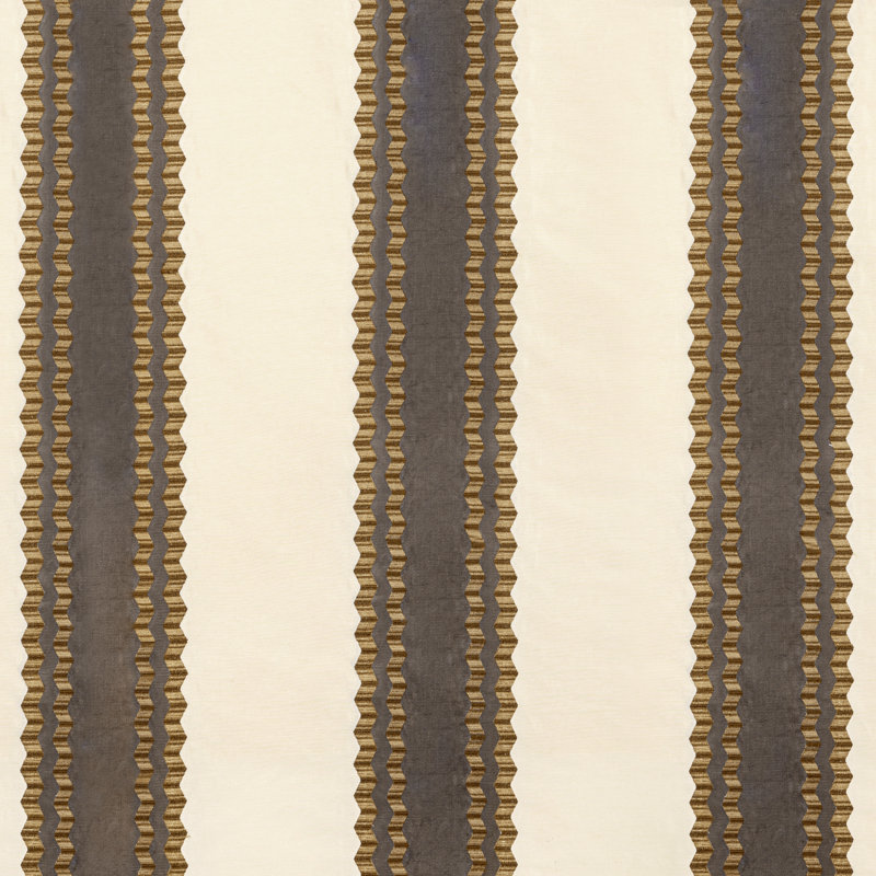 Arcadia Waldon Stripe Fabric, Brown
