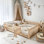 Lit sur pied Brizo Montessori avec clôture, sécuritaire et élégant