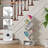 6 Tier Geometric Storage Bookcase-1848781880