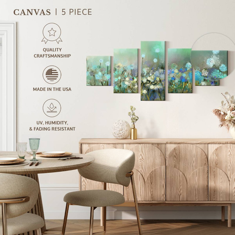 Enchantement floral, H 24 po x l 55 po