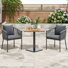 Wilmette 2 Person Outdoor Dining Set with Cushions