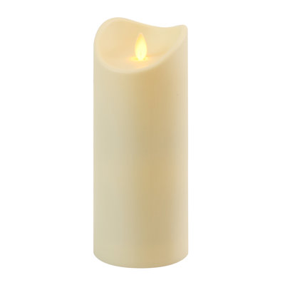 Battery Operated Pillar Candle with Flickering Flame