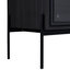 Armoire de 51,2 po de hauteur avec porte en verre trempé pour le salon, le bureau et le bureau-375302548