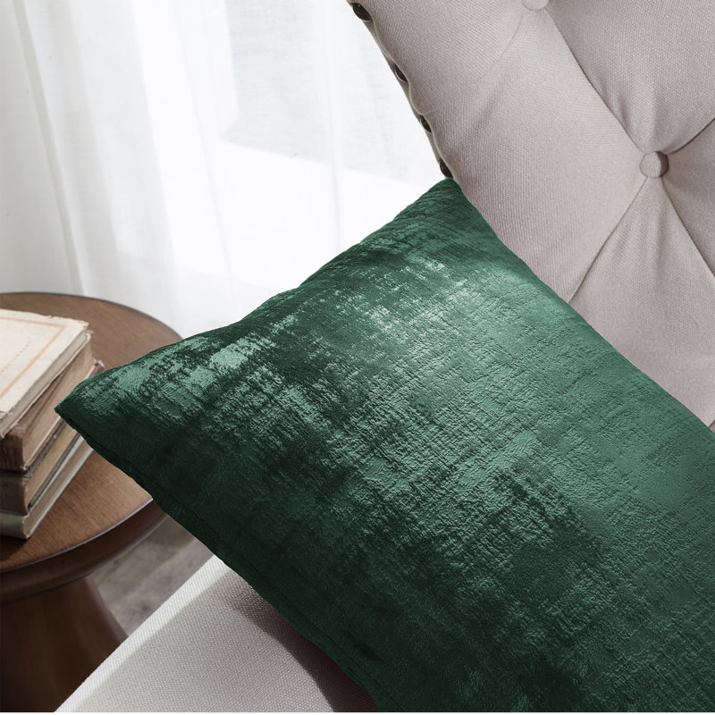 Square Euro Cushion Cover, Green