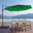 Parasol en porte-à-faux de 132 po avec base