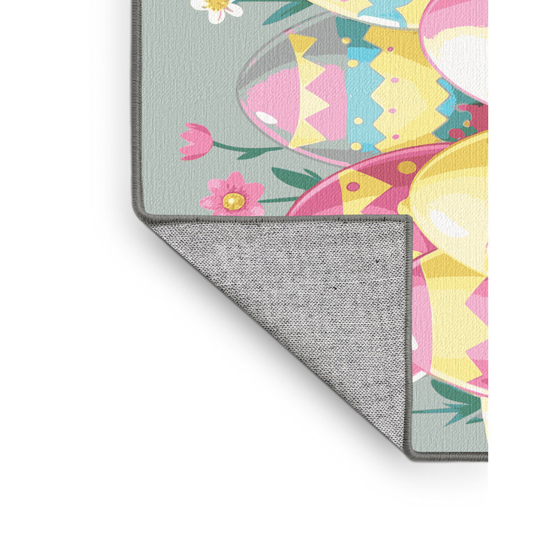 Ginza Six Washable Easter Spring Holiday Rug, Rectangle 4' x 6'