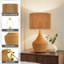 Lampe de chevet 24 po en rotin naturel