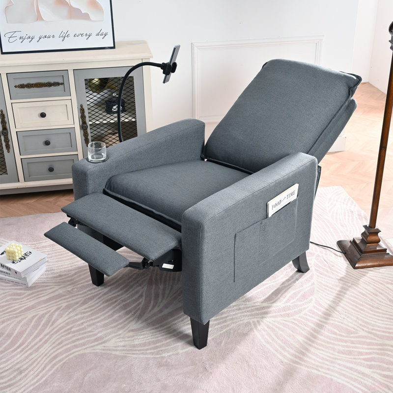 Fauteuil inclinable manuel, Gris