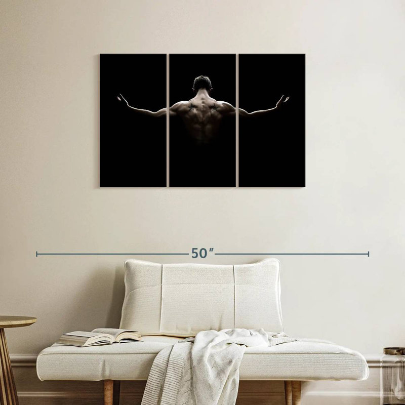 Senne Muscular Back, 24" H x 38" W