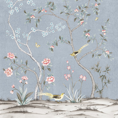 Mariolita 108" L x 78" W Peel and Stick Wall Mural