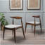 Ensemble de 2 chaises de salle à manger en bois d'hévéa avec dossier ergonomique et coussins de confort-1428016229-1428016231