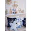 Coussin décoratif en forme de flocon de neige glacé étoile de Noël 16 po x 16 po