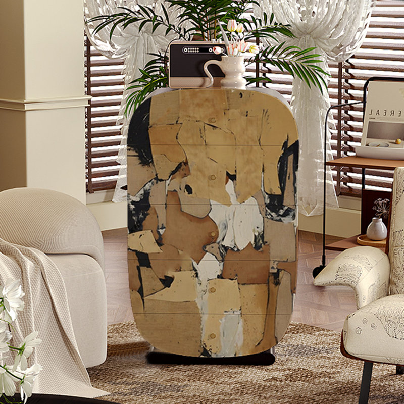 Commode d'appoint créative et multifonctionnelle en bois