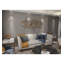 Décoration murale tridimensionnelle en métal de luxe moderne-975604569