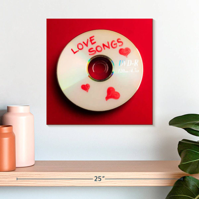 Abarca Love Songs CD, 16" H x 16" W