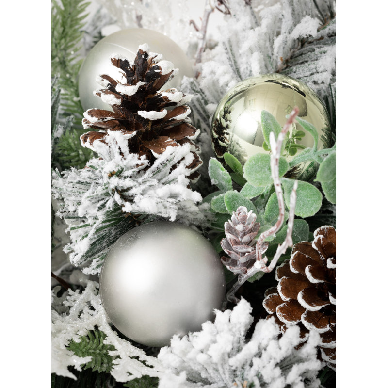 Eillie 10'' Faux Pine Orb