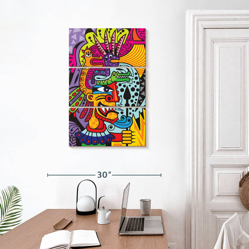 Kelan Aztec I, 32" H x 20" W