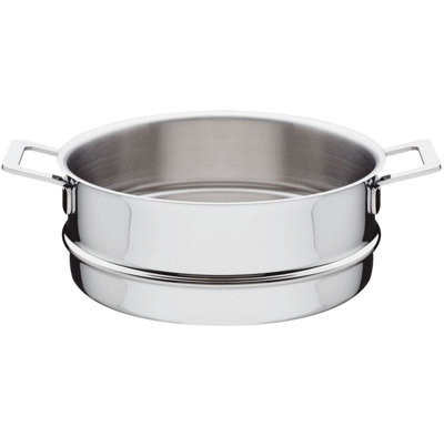 10 cm Dampfkorb Alessi Pots&Pans aus Edelstahl mit 24 cm Durchmesser