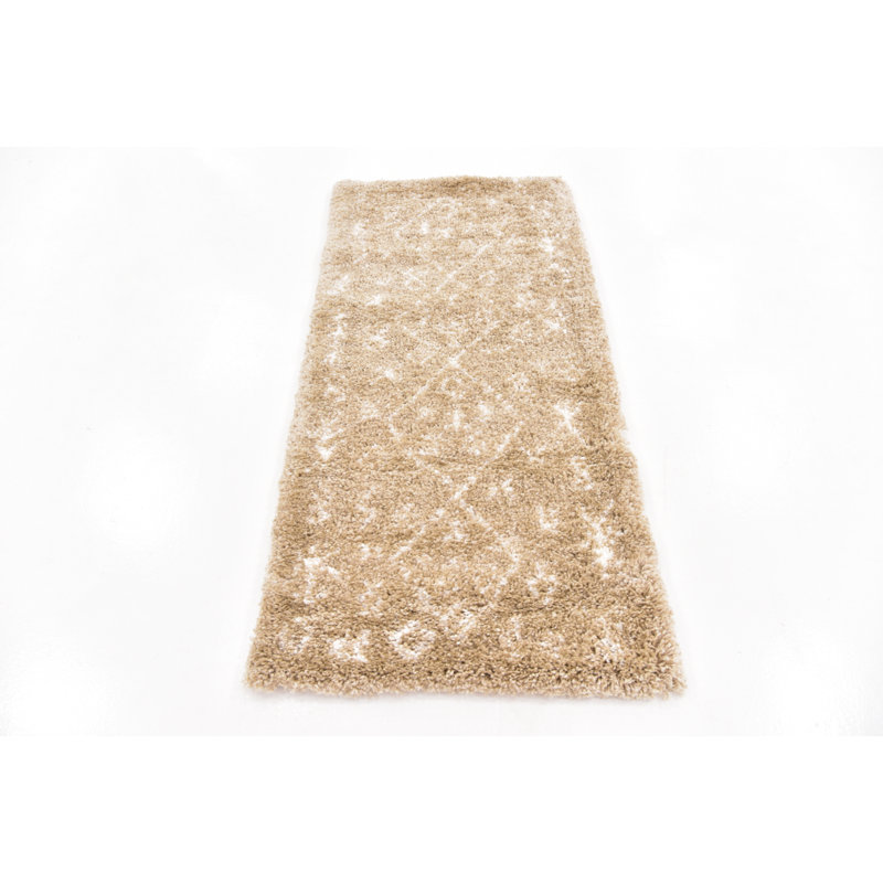 Jonnye Southwestern Area Rug, Runner 2'7" x 10', Grey