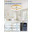 Flat Mounted Ceiling Fan With Light