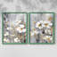 FLORAL Series CDVII - Reproduction encadrée de qualité supérieure - prête à être accrochée - aucun clou requis - aucun clou requis-107998554-107998559