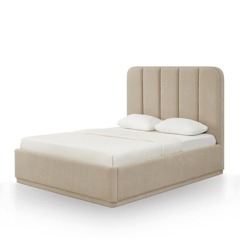 Grand lit en chenille Parker Parker, Grand lit, Tan