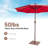 50 lb. Steel Umbrella Base with Wheels