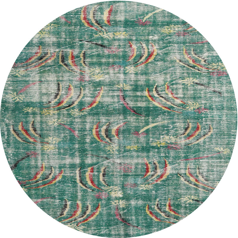 Akevia Oriental Indoor Rug, Round 3'