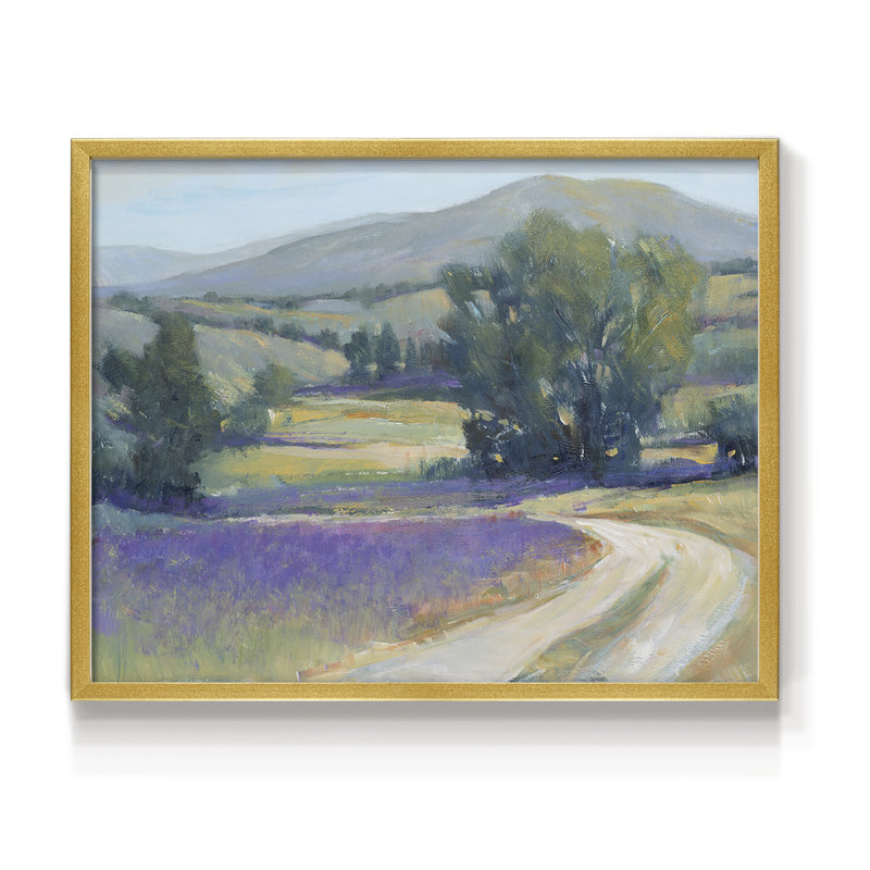 Lavender Meadow I -Framed Print - Restickable, 16" H x 20" W