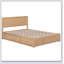 Lit plateforme en bois avec rangement inférieur et 2 tiroirs, parfait pour les chambres modernes et peu encombrantes.