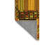 Tapis contemporains jaunes lavables à la machine 438-328919621