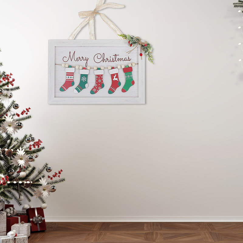 Plaque murale Merry / Stocking